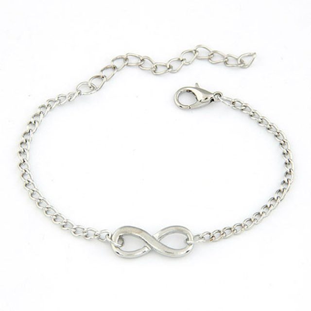 Women’s Infinity Shaped Chain Bracelet